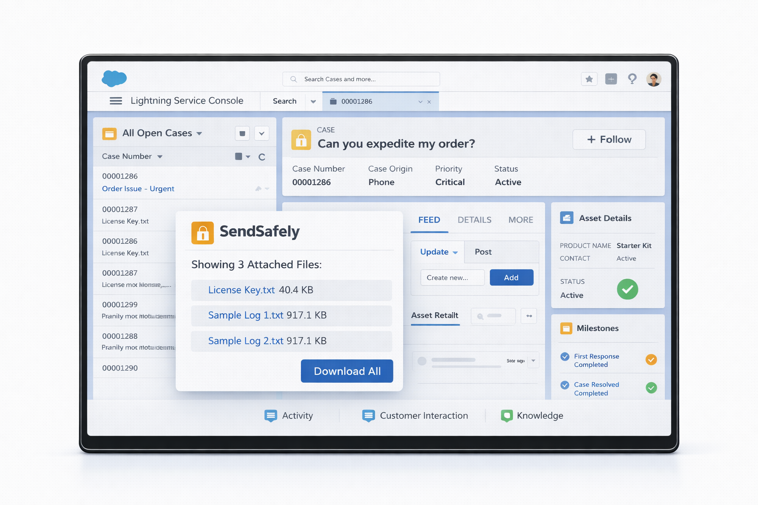 SendSafely and Salesforce